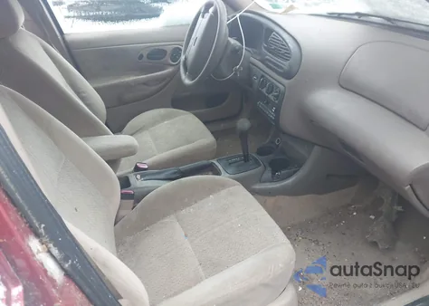 2000 Ford Contour Se Fleet из США, поврежденный, VIN 1FAFP663XYK123126